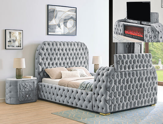 Natalia Bed with Fireplace