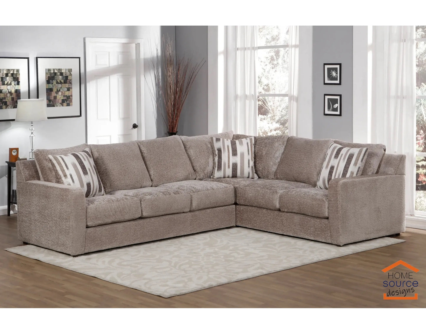 EZZA 2PC SECTIONAL