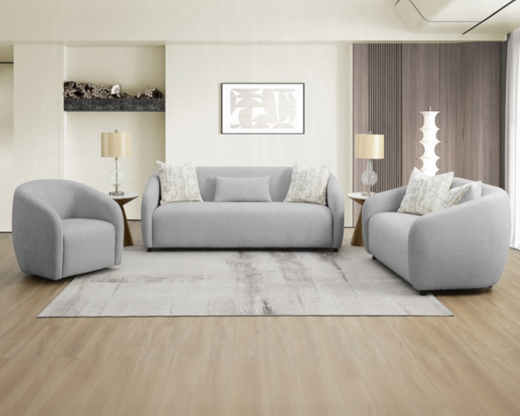 2PC Living Room Set Etienne Sofa and Loveseat