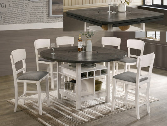 7PC Oakly Counter Height Dining Set