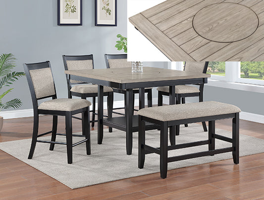 6PC Fulton Counter Height Dining Set