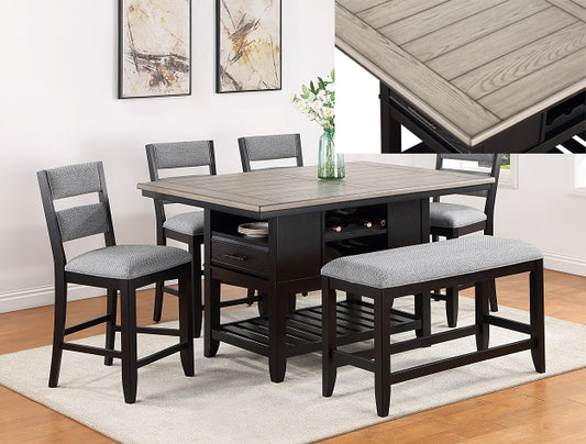 Frey Counter Height 6PC Dining Set
