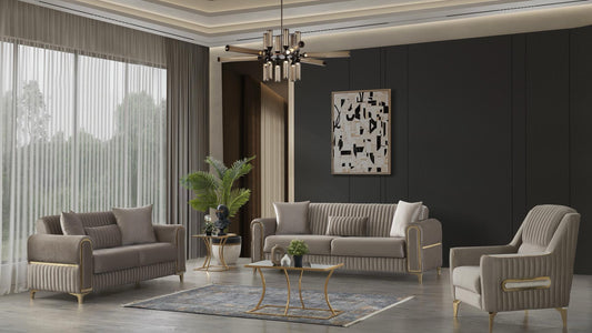 MELODY LIVING ROOM SET 2PC SOFA AND LOVESEAT