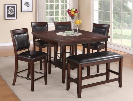 FULTON COUNTER HEIGHT DINING SET 6 PC