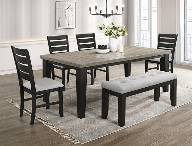 BARDSTOWN LIGHT GREY DINING SET