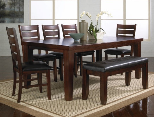 BARDSTOWN DINING  SET 6PC 42X82