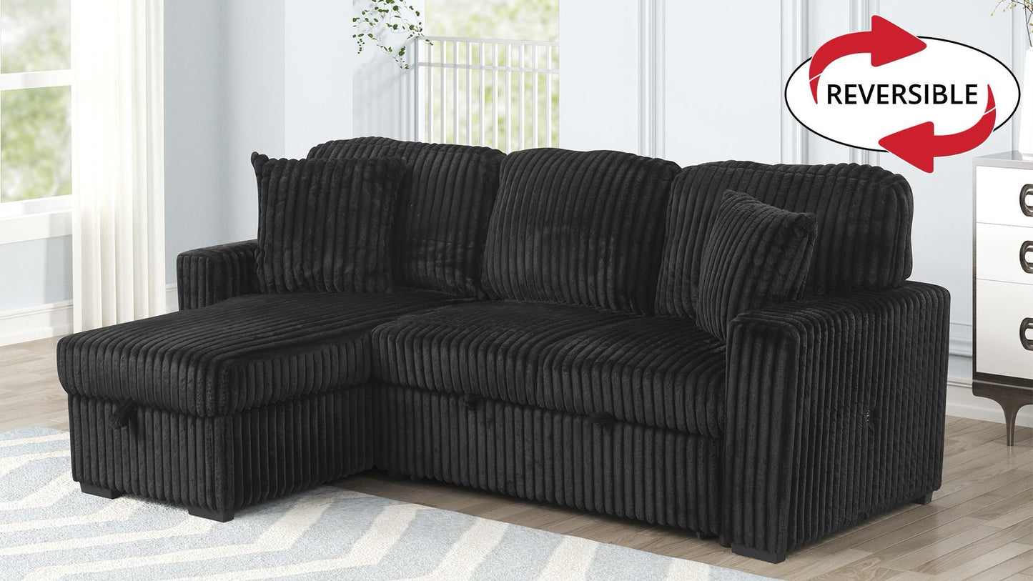 PLUSH SECTIONAL