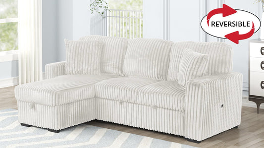 PLUSH SECTIONAL